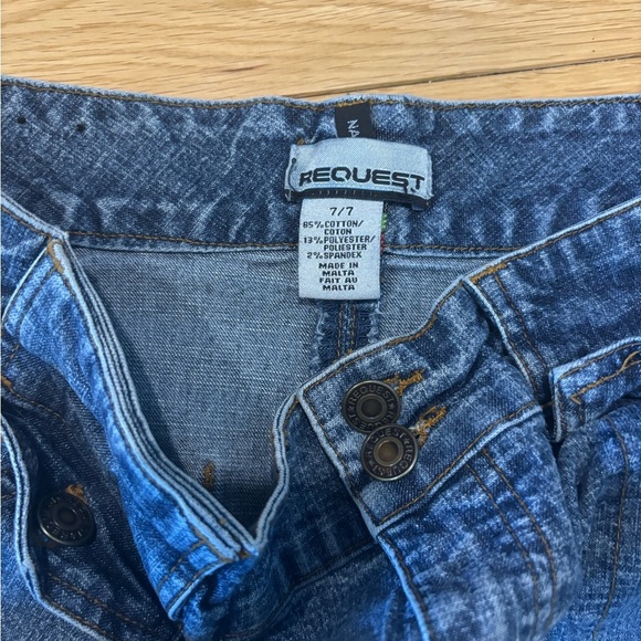 Vintage Denim Blue Women's Skirt - Picture 3 of 4